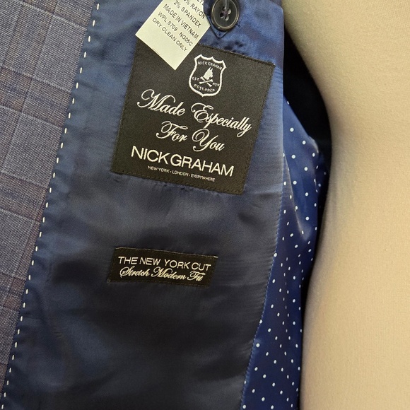 Nick Graham Mens Modern Fit Suit - Picture 10 of 16